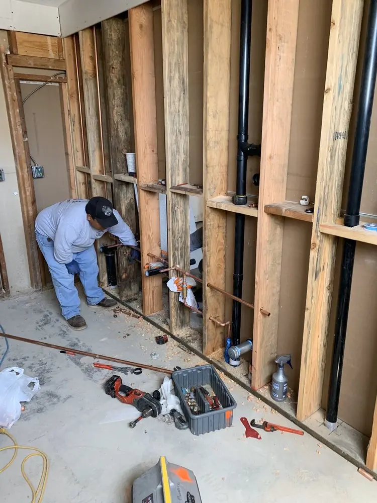 Commercial rough-in plumbing for Gas Line Repair in Rushsylvania